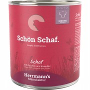 24er-SET Schaf NICHT BIO Zucchini Kartoffel 800g Hund Nassfutter Herrmann