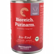 48er-SET Bio Rind mit Karotten - purinarm -  400g Hund Nassfutter Herrmann